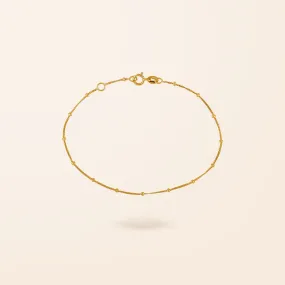 10K Gold Satellite Bracelet