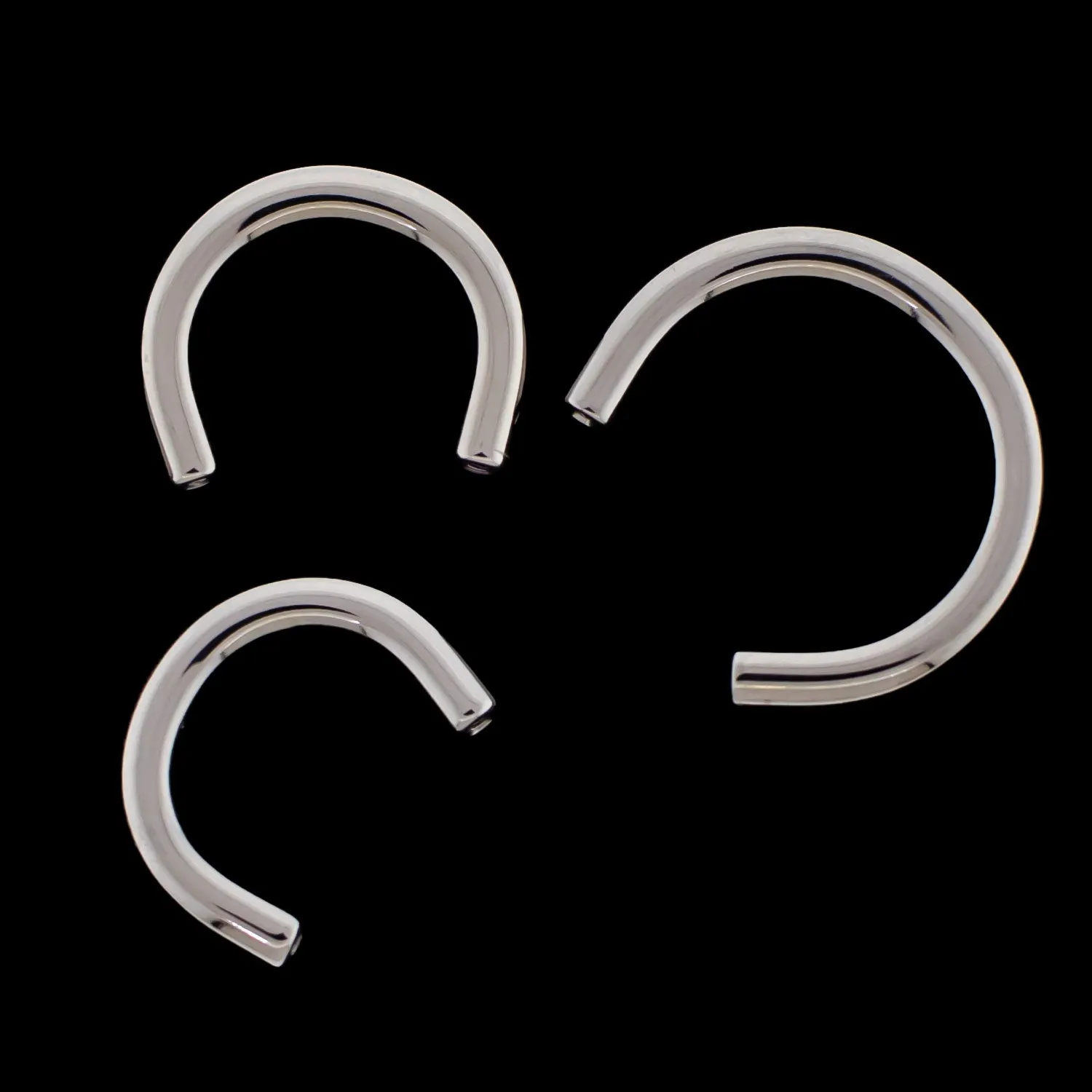 12G Titanium Horseshoe Post - Internally Threaded