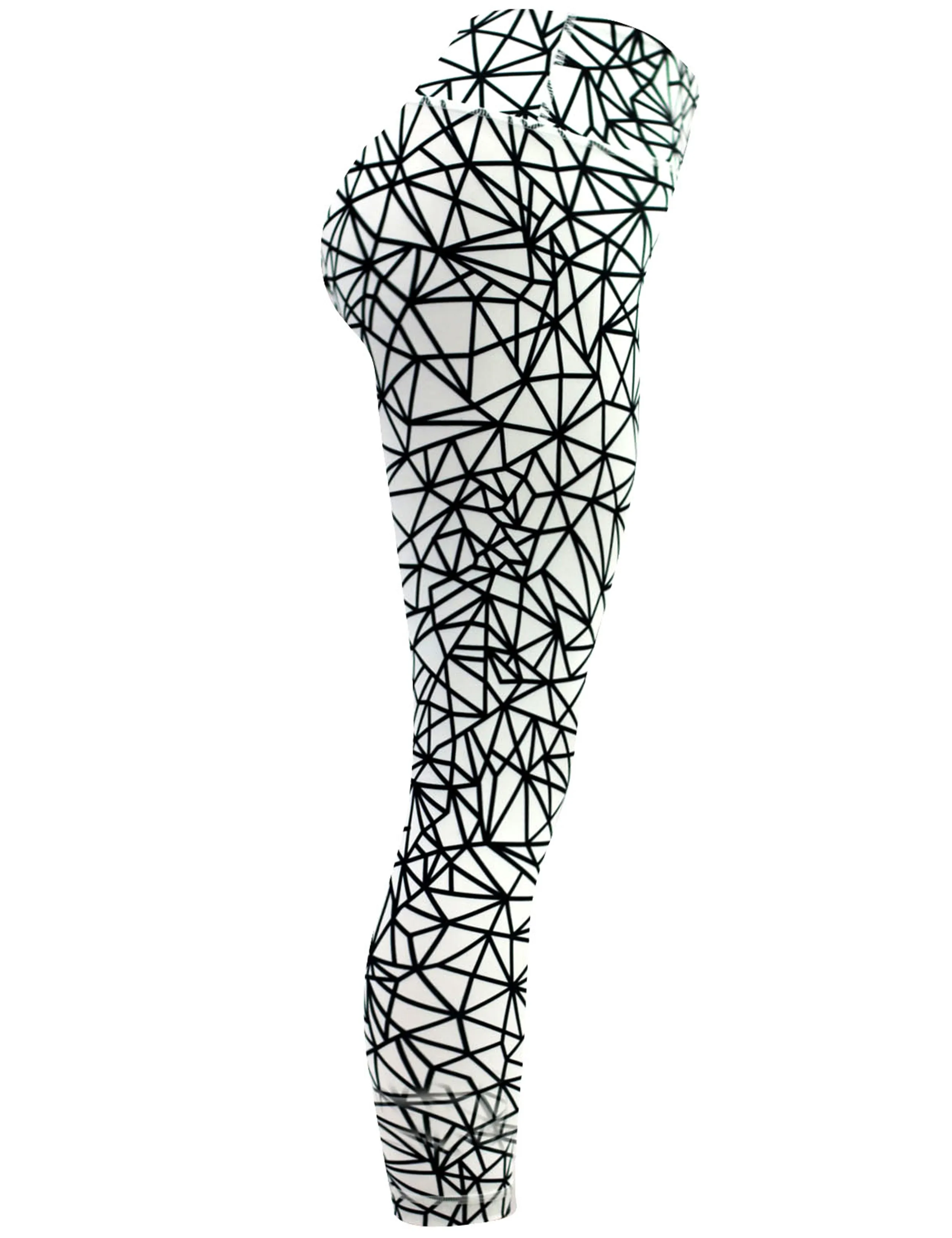 22" Printed Yoga Pants WHITESPIDER