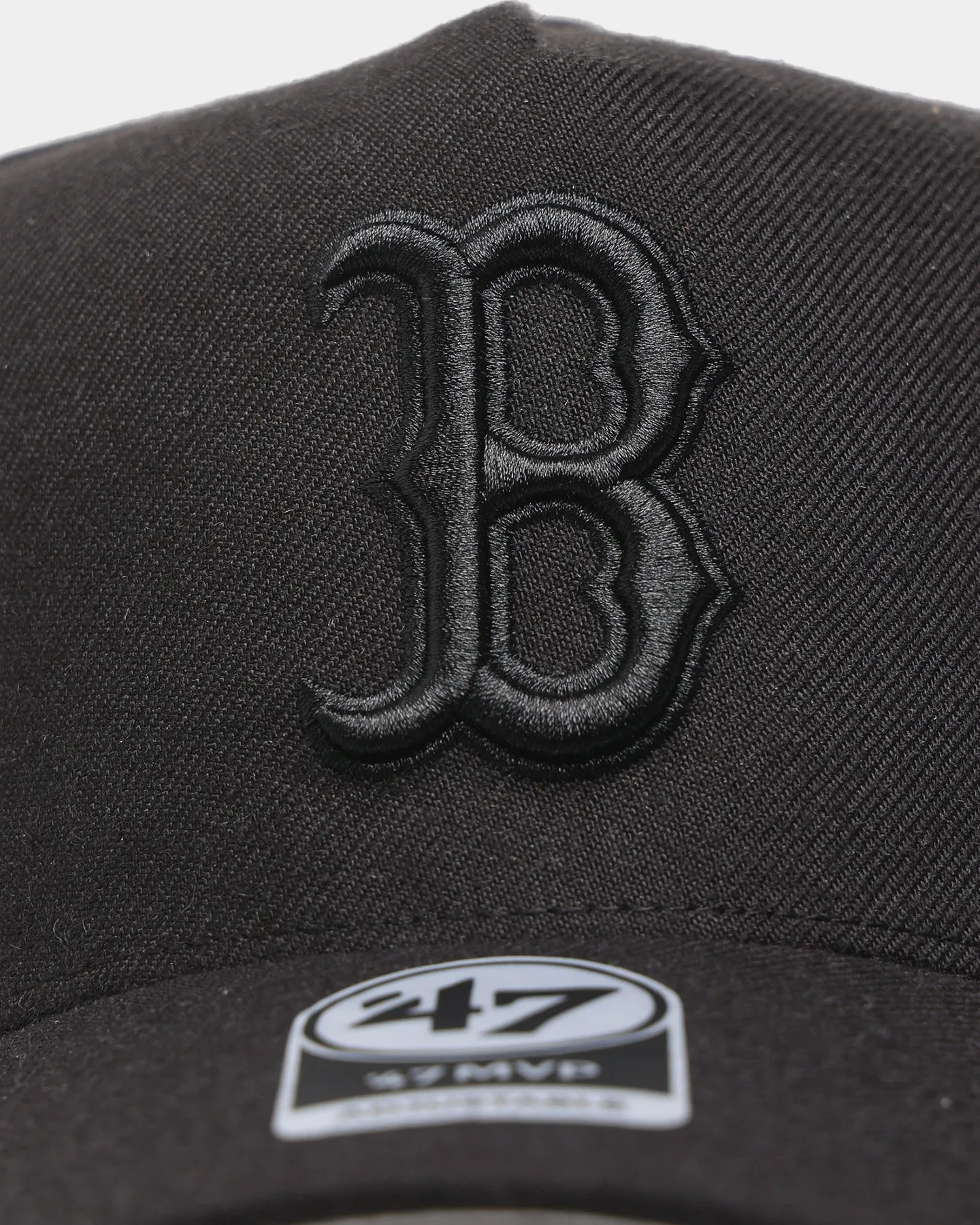 47 Brand Boston Red Sox 'Black/Black' '47 MVP DT Snapback Black/Black