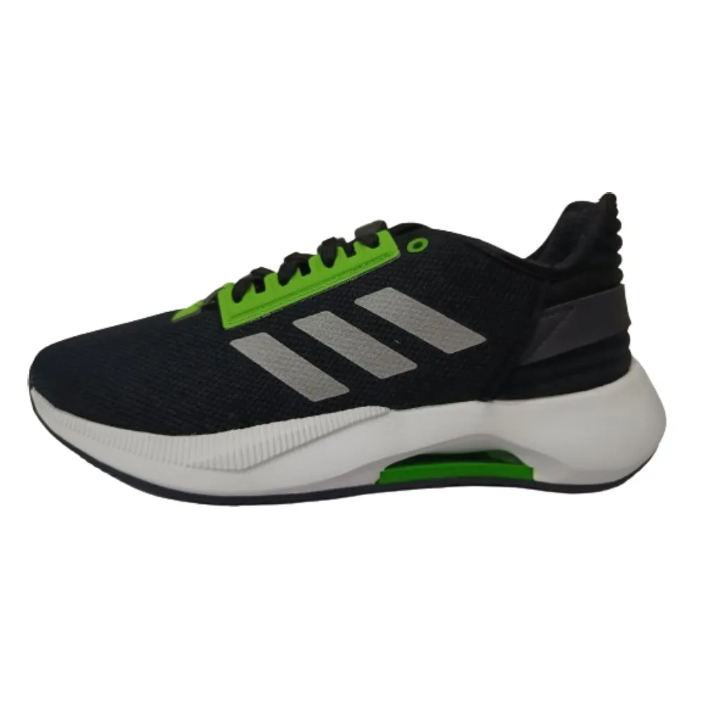 Adidas Men's Torite Running Shoe (Core Black/Silver Matte/Lucid Lime)