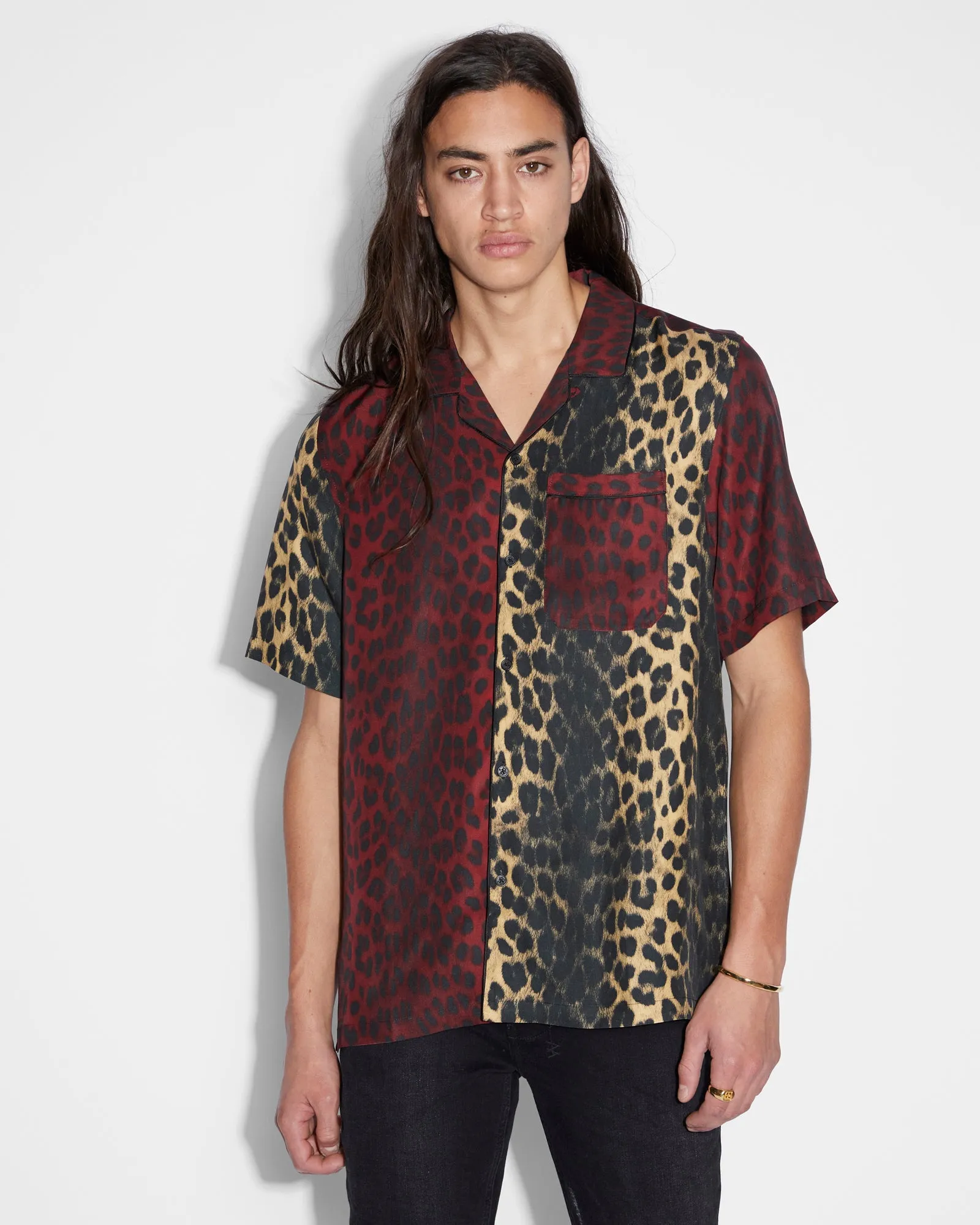 BIG KAT RESORT SS SHIRT 2 TONE