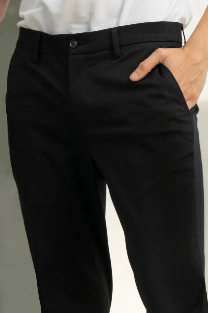 Black Shadow Stretch Chinos