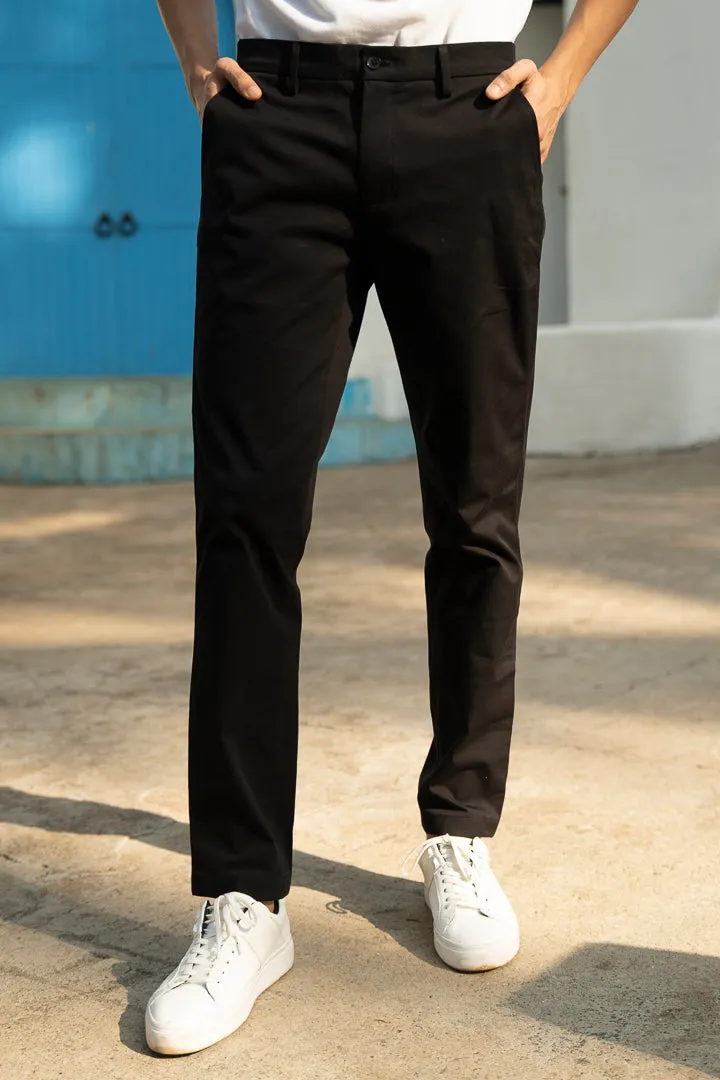 Black Shadow Stretch Chinos