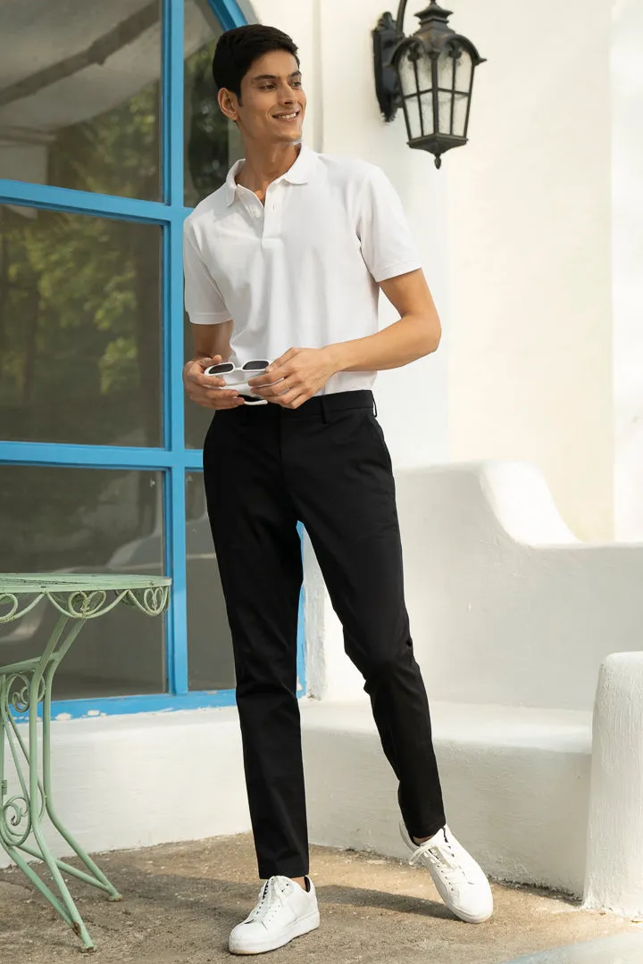 Black Shadow Stretch Chinos