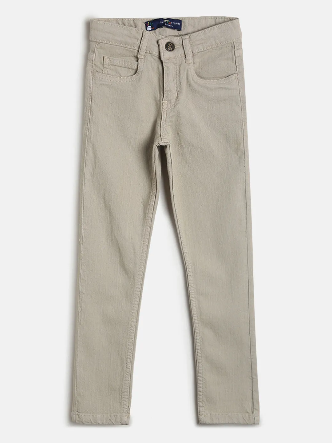 Boys Khaki Cotton Trouser