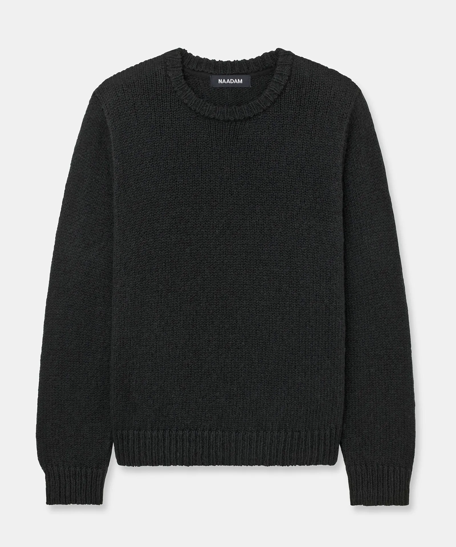 Chunky Cotton Crewneck Sweater