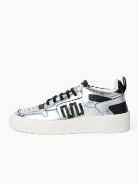 Esseutesse Lo-Top Sneaker - Silver/Black