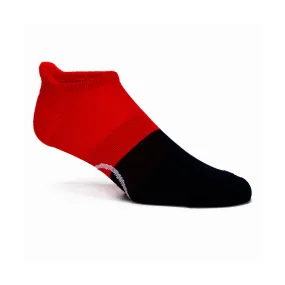 G/FORE TWO TONE LOW SOCK POPPY