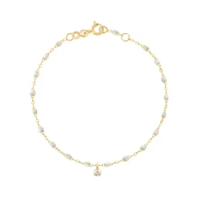 Gigi Supreme 1 Diamond Bracelet, Opal, Yellow Gold, 6.7"