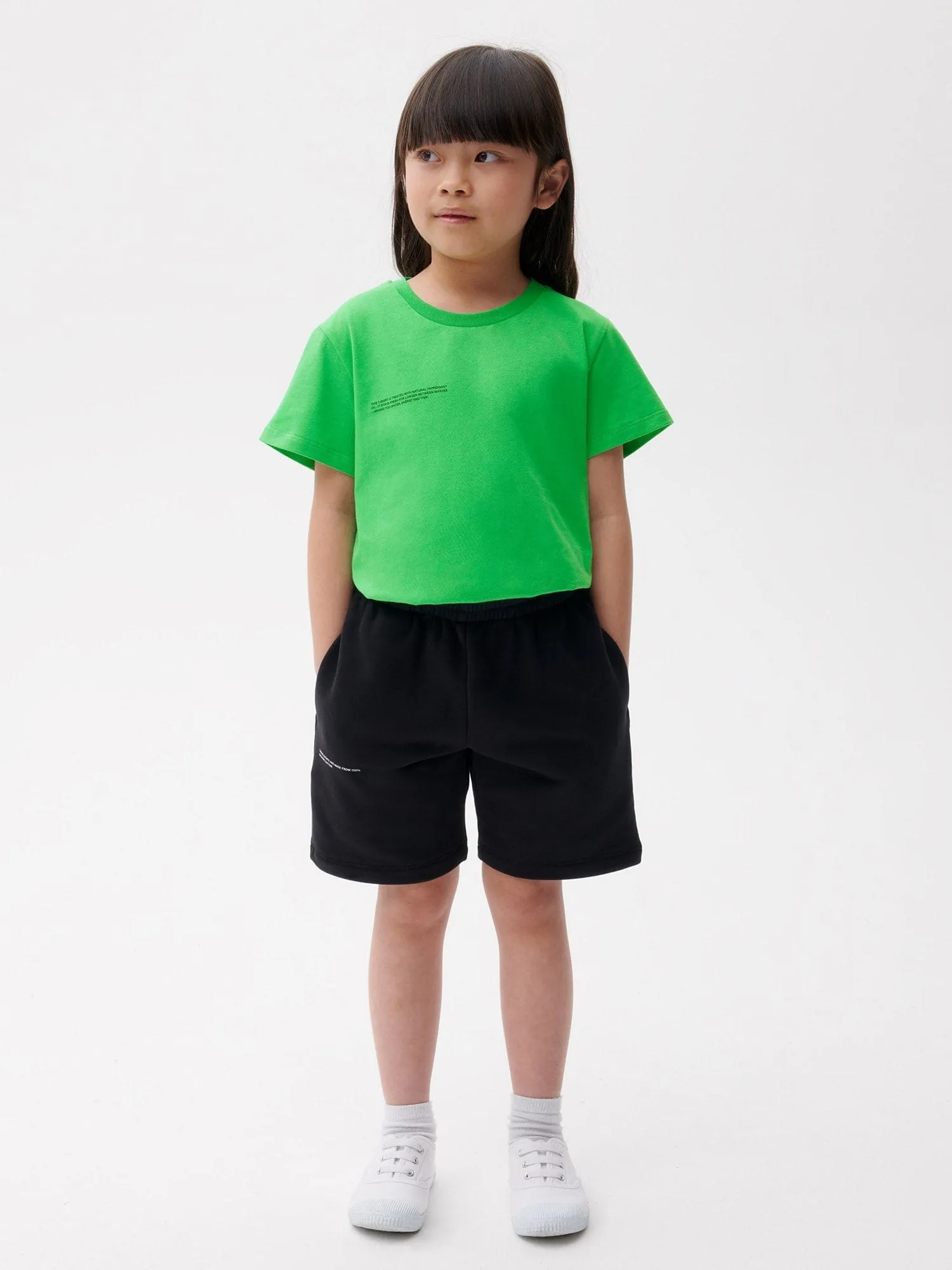 Kids' 365 Midweight Long Shorts—black