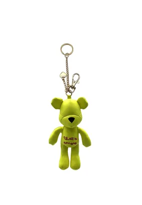 LE PANDORINE Happy Bear Amore Portachiavi Yellow Fluo 22XAILDB-03