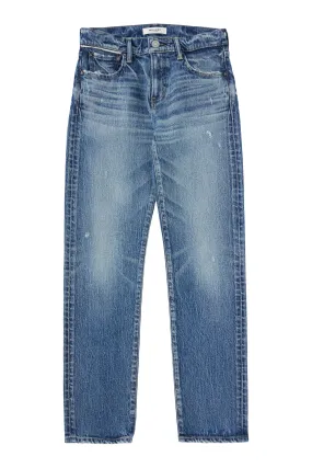 Moussy Denim Mallard Slim Straight in Dark Blue