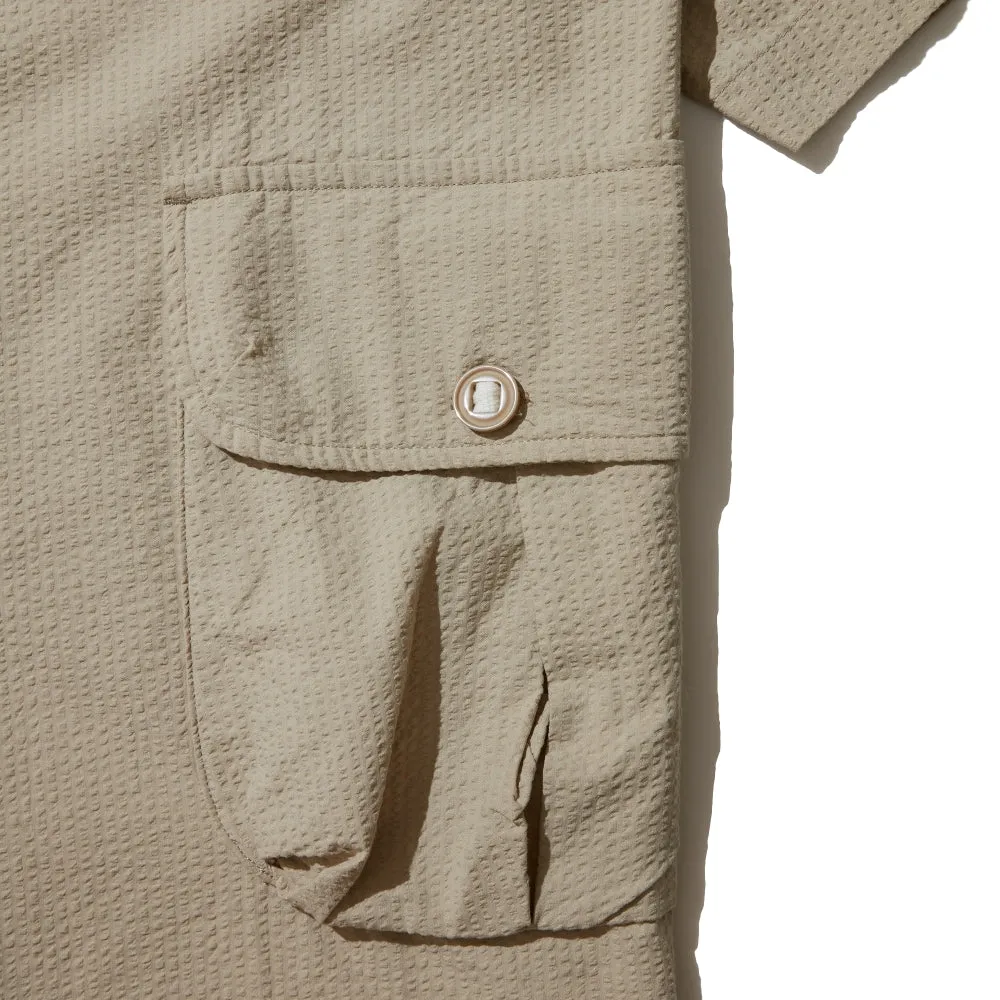 OPEN DIALOGUE S/S SHIRT-KHAKI