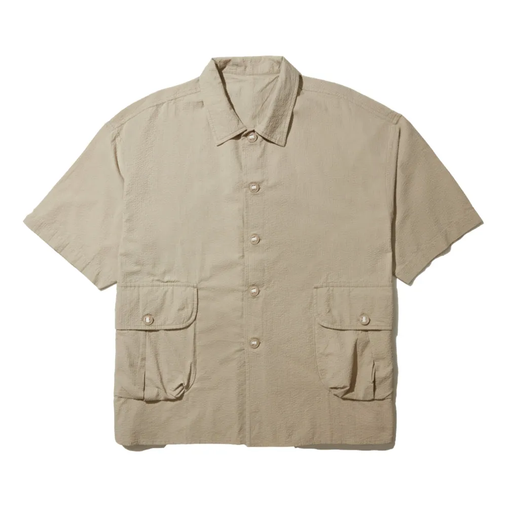 OPEN DIALOGUE S/S SHIRT-KHAKI