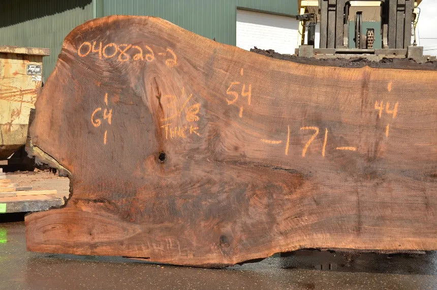 Oregon Black Walnut Slab 040822-02