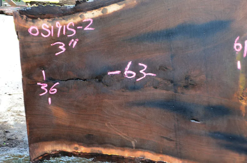 Oregon Black Walnut Slab 051915-02