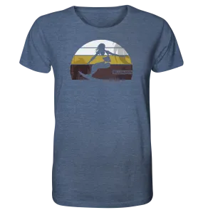 "Sunset Paradise Drive" - Herren Premium Organic Shirt (meliert)