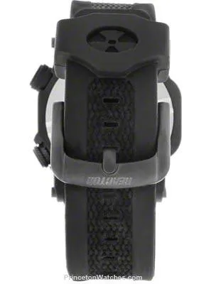 Reactor Titan Black - Nitromid Polymer Case - Nylon / Silicone Band - NeverDark