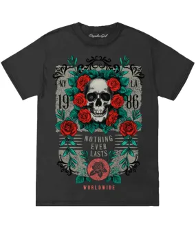 SKULL ROSE TEE