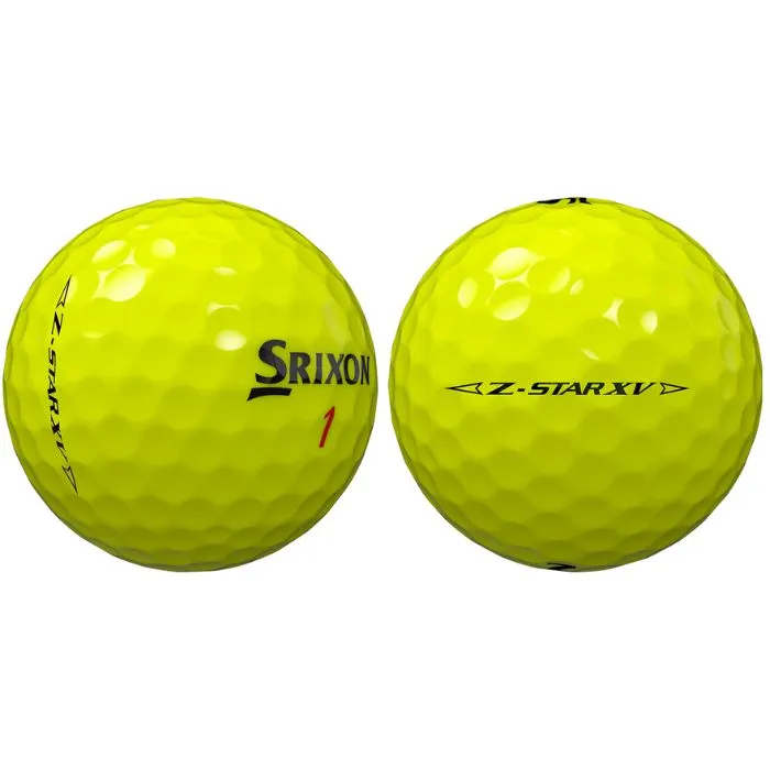 Srixon Z-Star XV 8 Golf Balls Yellow (1 Dozen) (2023)